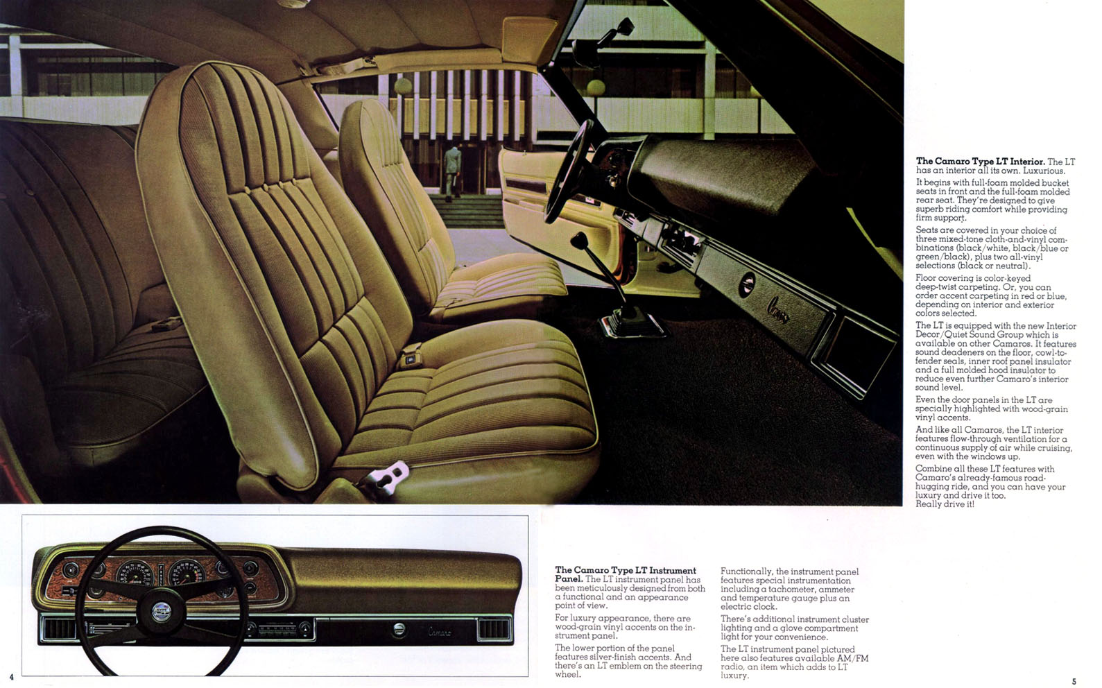 1973 Chev Camaro Brochure Page 1